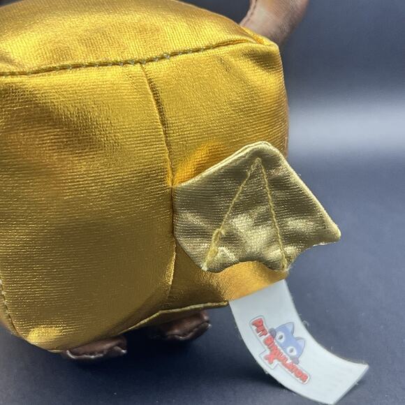 Pet Simulator Roxie Gold Dog & Gold Metallic Luna Dragon Plushies Toys EUC - Picture 12 of 12